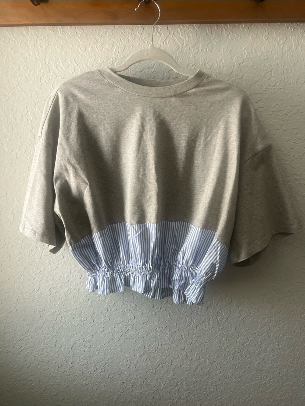 Anthropologie Maeve Gray Crewneck Sweatshirt